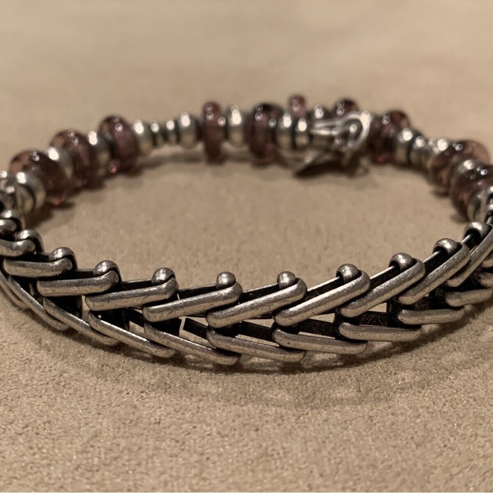 Alex and Ani Energy Fleetwood amethyst braclet - Picture 2 of 2